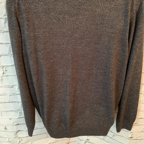 Dockers Crew Neck Sweater Gray Stripes Checks Sz XL - Picture 6 of 8